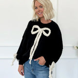 Sudadera oversize con paneles y lazo 3D