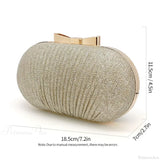 Bolso de noche, pulsera de boda.