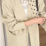 Blazer casual con cuello en V