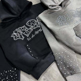 Sudadera con capucha informal con estampado gráfico