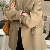 Blazer holgado y relajado