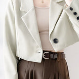 Blazer corto e informal