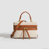 Bolso de hombro de lona Fashion Box