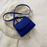Bolso de hombro de fieltro con estampado de cocodrilo de moda