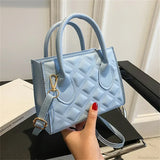 Bolso de hombro cuadrado pequeño retro en PU