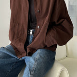Chaqueta polar utilitaria con vuelta