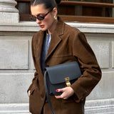 Chaqueta larga informal de ante