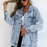 chaqueta vaquera utilitaria descolorida