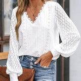 Kari - Hermosa blusa con mangas vaporosas.