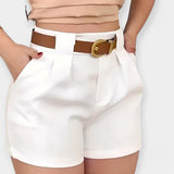 Falda de tiro alto pantalones cortos