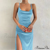 Encantador vestido midi de terciopelo Festive Cheer con abertura