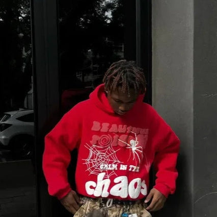 Sudadera con capucha y bolsillo estilo hip-hop streetwear