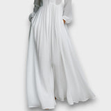 Serena - Vestido Maxi con Botones Frontal Fluidos