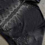 Sudadera con capucha y detalles de cristales