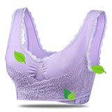Sujetador de mujer – Soporte postural – Copas sin costuras – Tirantes anchos – Encaje