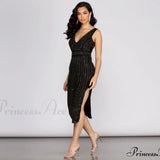 Elegante vestido midi Florence Heat Stone