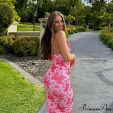 Vestido corto clásico de manga larga, estampado floral, aberturas y frunces - Floral