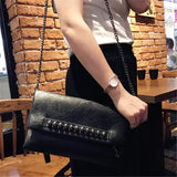 Bolsa plegable de cuero PU