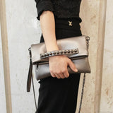 Bolsa plegable de cuero PU