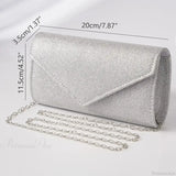 Clutch de noche con lentejuelas para mujer, ideal para el Día de la Mujer, bodas y fiestas. Bolso de hombro.