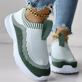 Zapatillas deportivas para mujer: cómodas, sin cordones, de malla transpirable y con plantilla acolchada informal.