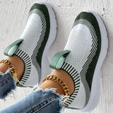 Zapatillas deportivas para mujer: cómodas, sin cordones, de malla transpirable y con plantilla acolchada informal.