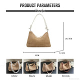 Bolso de playa de paja tejida a mano