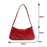 Bolso de hombro de piel sintética retro de primera calidad
