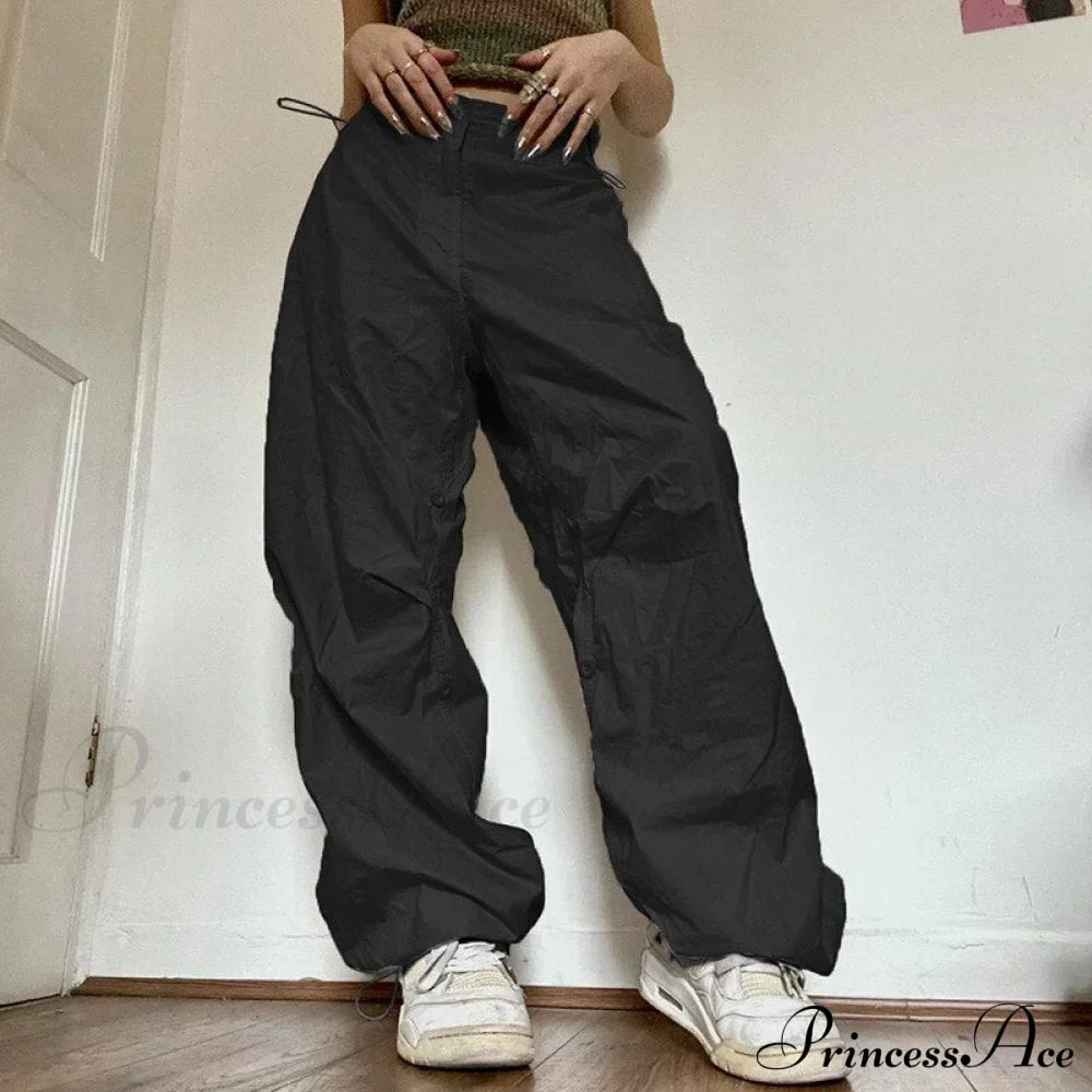 Pantalones deportivos estilo hip-hop estilo Spice Girls vintage con bolsillos