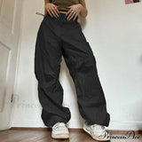 Pantalones deportivos estilo hip-hop estilo Spice Girls vintage con bolsillos