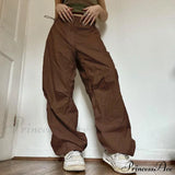 Pantalones deportivos estilo hip-hop estilo Spice Girls vintage con bolsillos