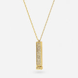 Collar de Barra Amor Eterno "I Love You"