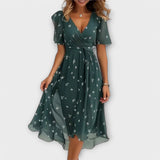Annegret - Vestido femenino con escote en V