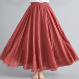 Falda larga elegante Brielle: diseño fluido y cómodo.