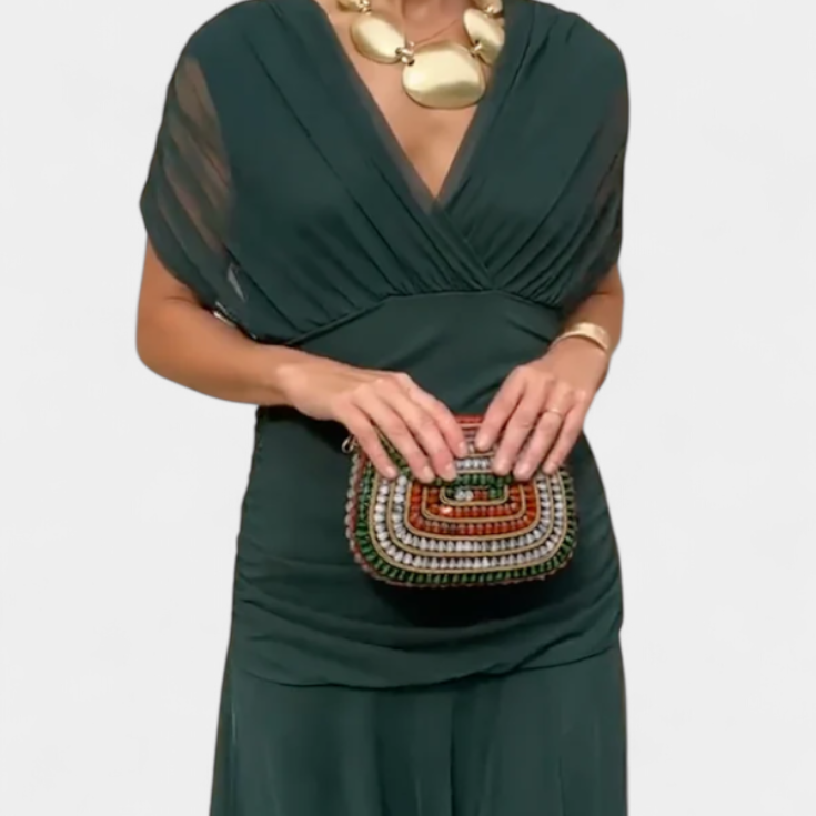 Eryzziah – Vestido elegante con estampado floral