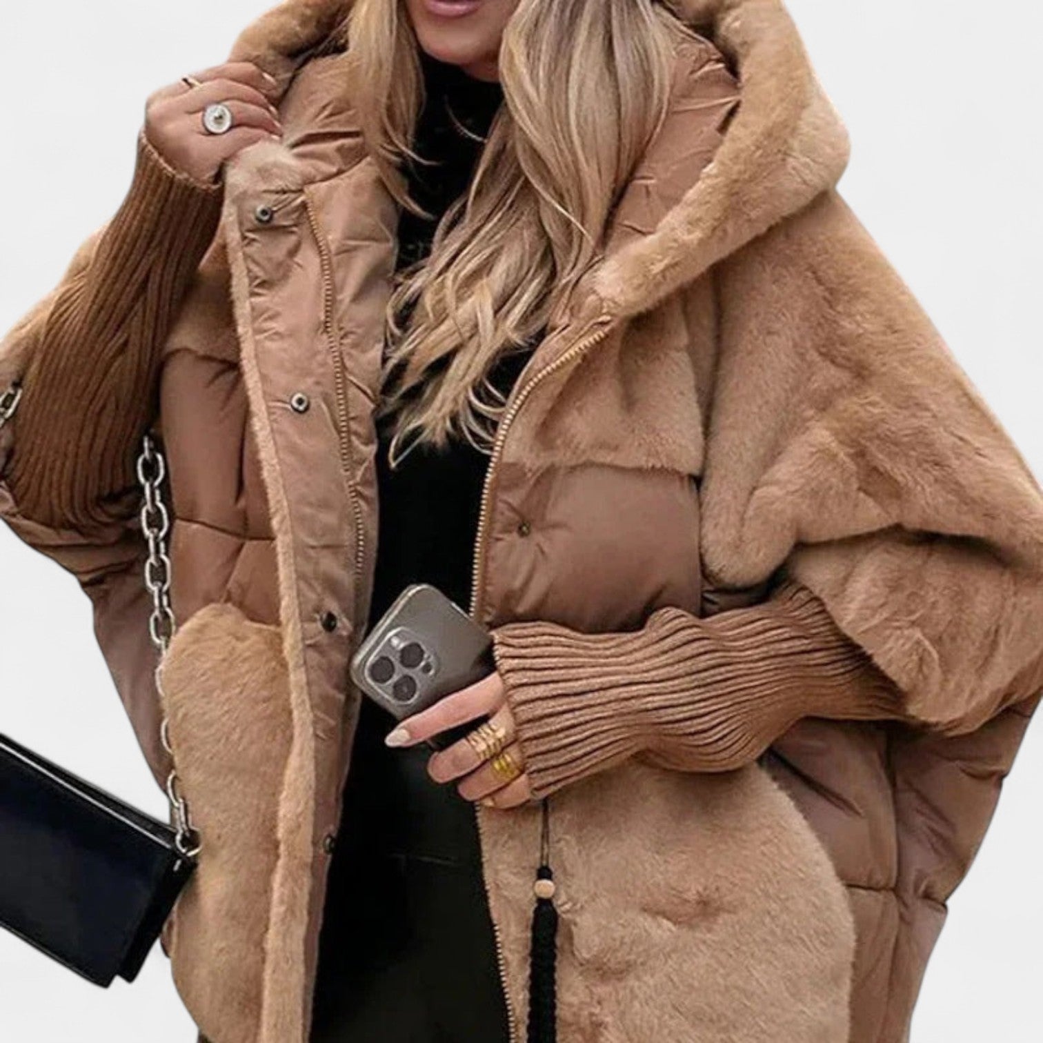 Sara – Chaqueta de invierno elegante con capucha