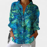 Nika – Blusa de verano con estampado vibrante