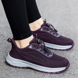 Zapatillas deportivas para mujer – Malla transpirable – Corte bajo – Suela ligera – Cordones cómodos