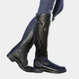 Botas hasta la rodilla para mujer – Corte ajustado – Repelentes al agua – Correa con hebilla decorativa