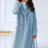 Gabardina de mujer – Corte entallado – Lana cálida – Elegante cruzado