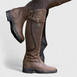 Maribela - Botas de montar de cuero para mujer