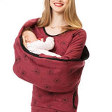 Sudadera de lactancia para mujer – Corte holgado – Algodón – Acceso discreto – Estampado floral