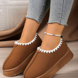Botas de nieve para mujer – Corte tobillero – Forro cálido – Suela antideslizante
