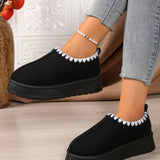Botas de nieve para mujer – Corte tobillero – Forro cálido – Suela antideslizante