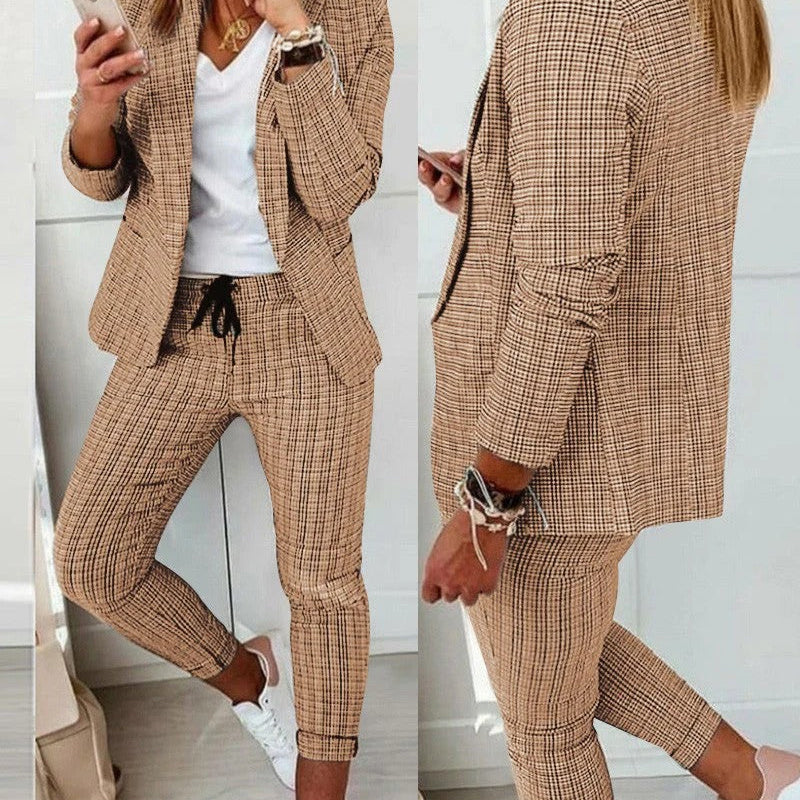Blazer de mujer – Corte entallado – Tejido ligero y suave – Estilo profesional y elegante