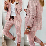 Blazer de mujer – Corte entallado – Tejido ligero y suave – Estilo profesional y elegante