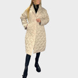 Ofira – Abrigo reversible con forro de leopardo