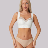 Sujetador push-up para mujer – Encaje elegante – Tirantes anchos – Sujeción cómoda