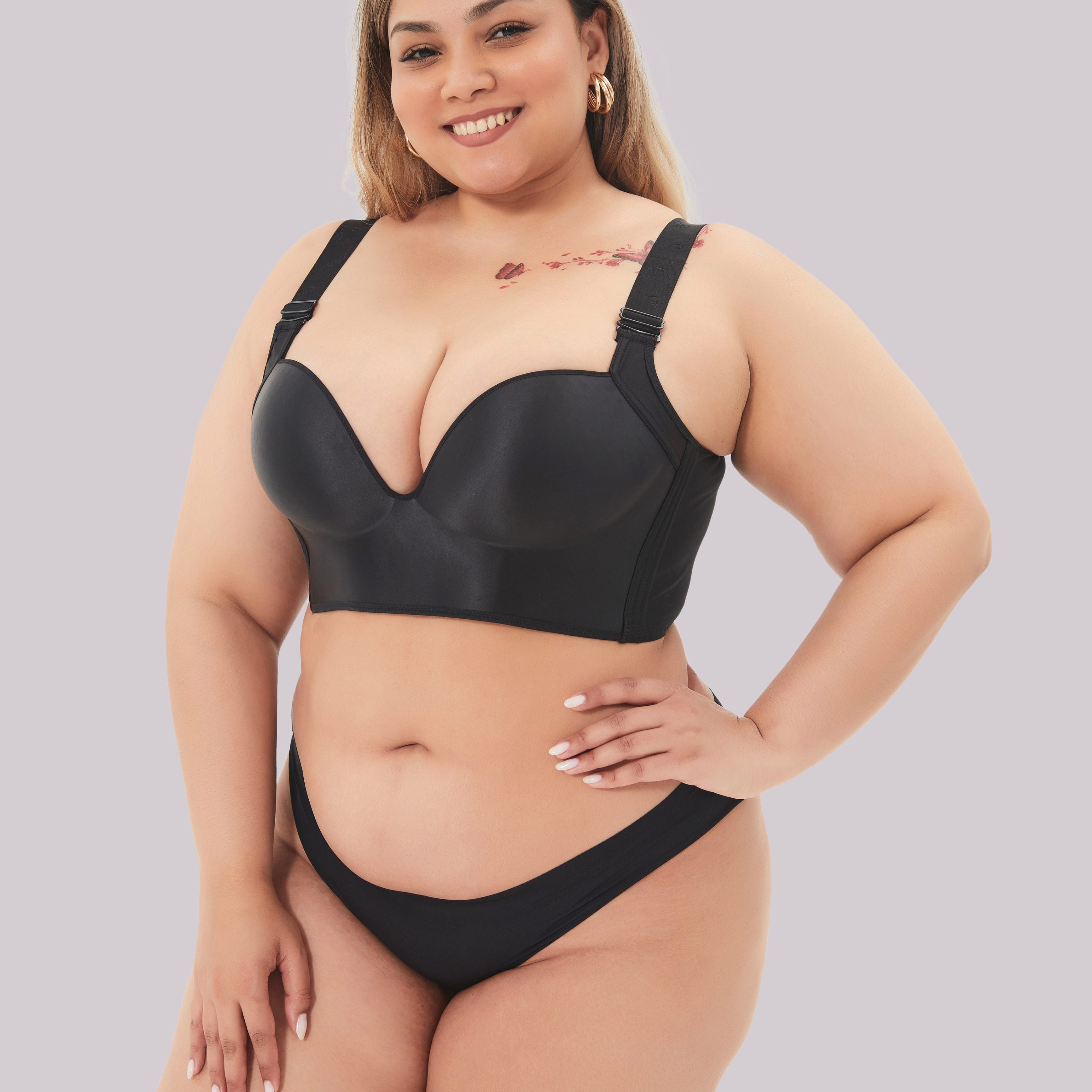 Sujetador moldeador para mujer – Copas moldeadas – Sin costuras – Tirantes ajustables