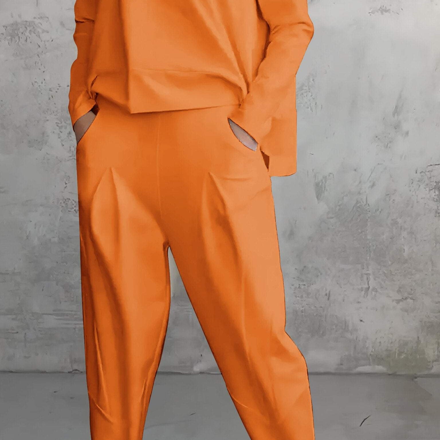 Conjunto de estar por casa para mujer – Corte relajado – Punto suave – Pantalón recto